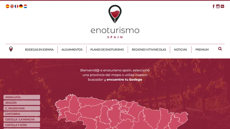 Captura de Enoturismo Spain