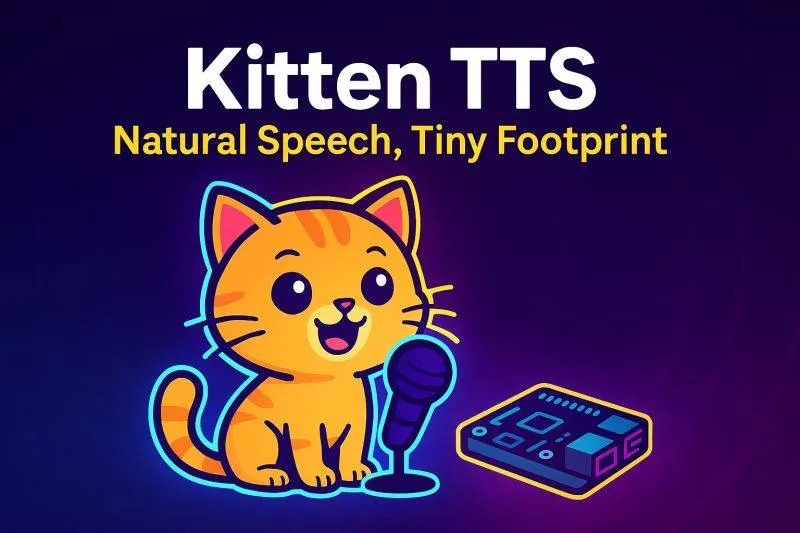 KittenTTS: TTS de calidad en 25MB, sin GPU y gratis
